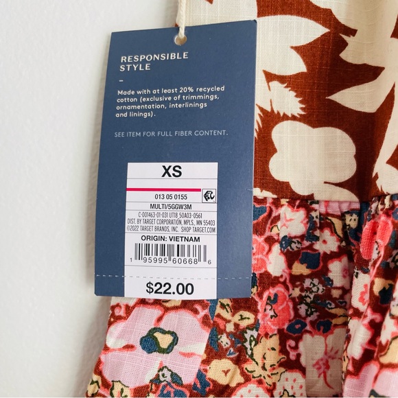 UT NWT Patchwork Skirt Size XS - Picture 3 of 10